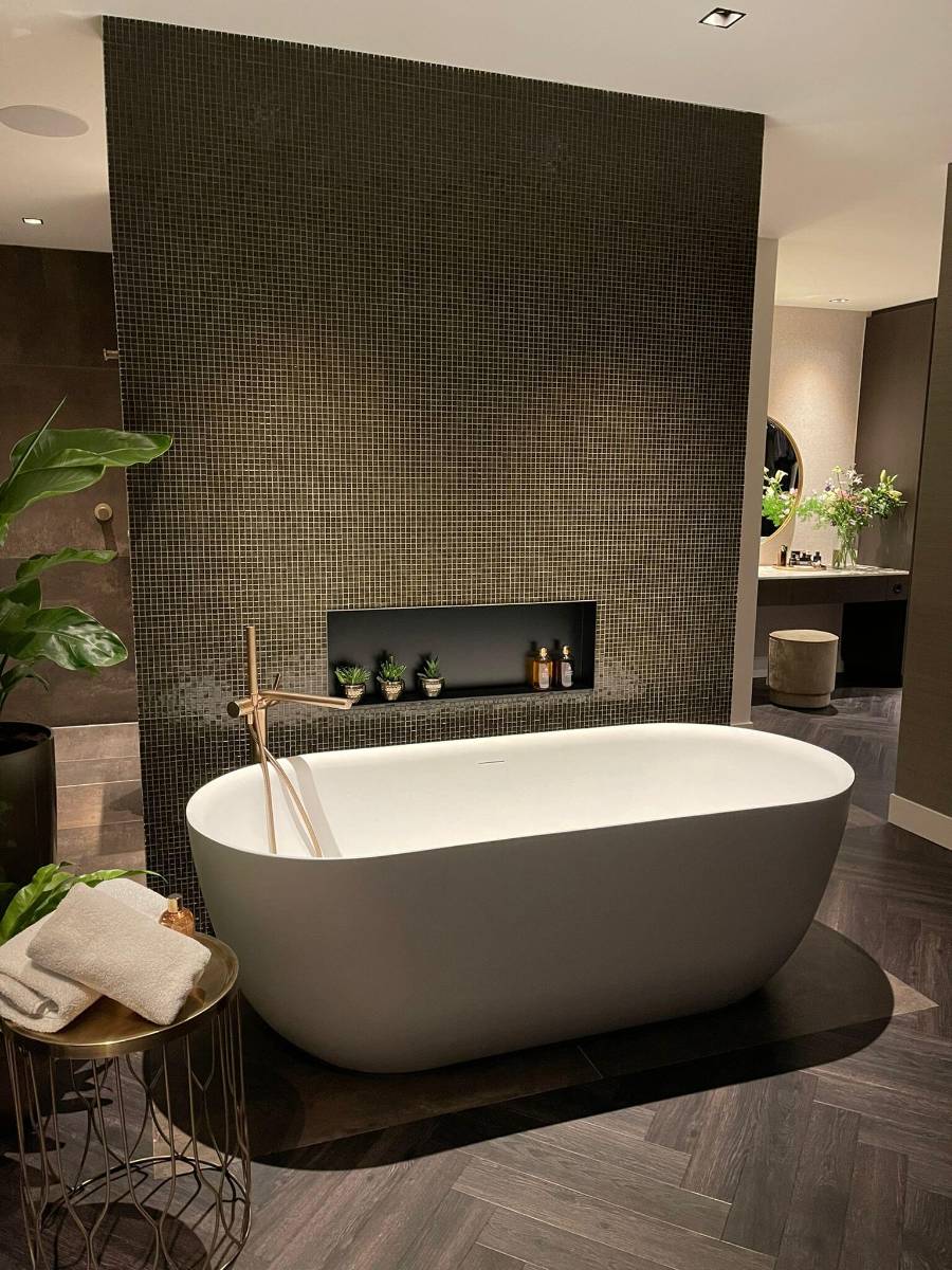 Badkamer in het designsegment